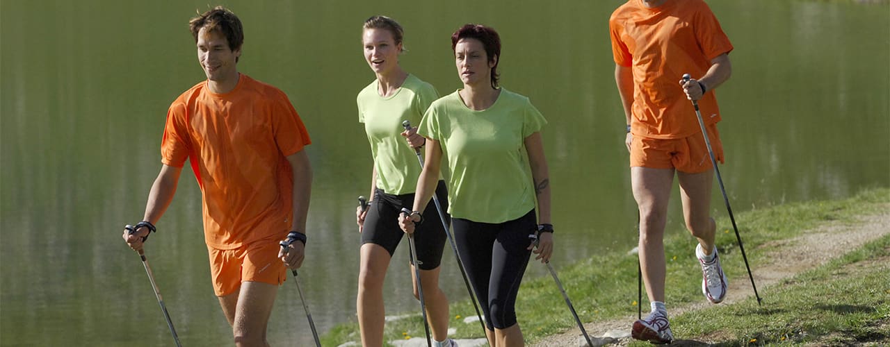 Nordic Walking Training zur Prävention bei Physiofit Ihrer Praxis für Physiotherapie in Neudrossenfeld